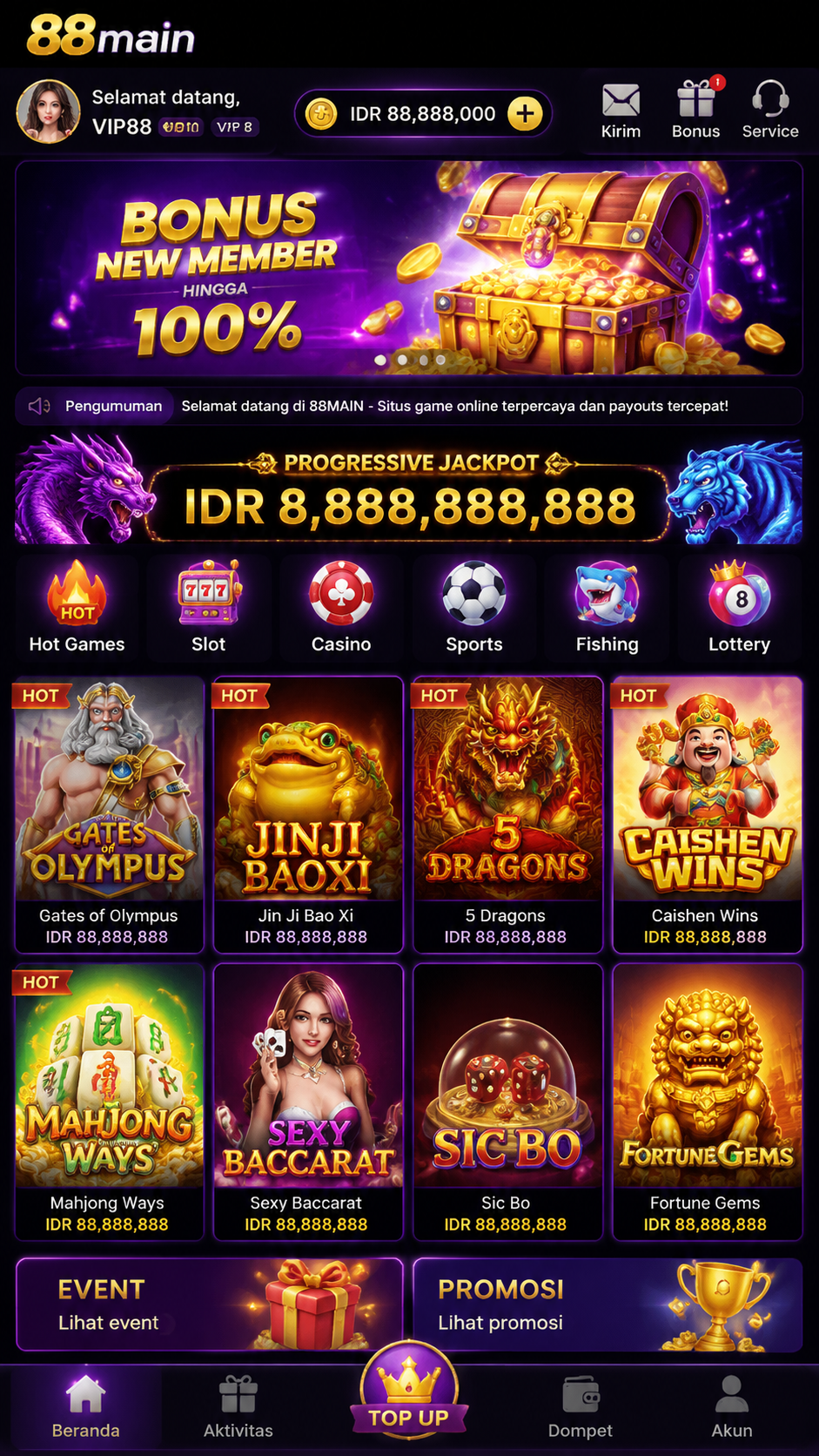 Screenshot 1 88main